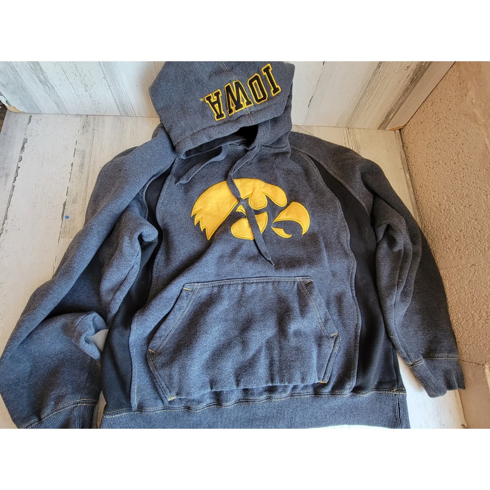 Colosseum iowa hawkeyes medium hoodie athletic‎ black unisex